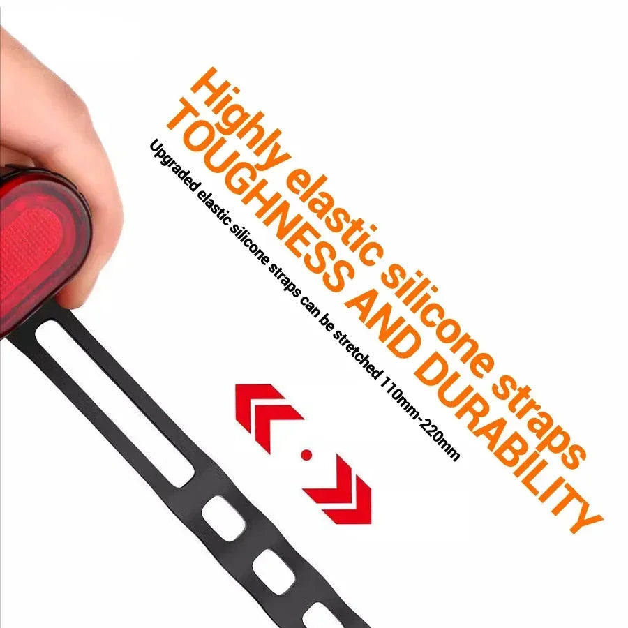 Cycling Bicycle Front Rear Light Set Bike Type C Rechargeable Flashlight Light MTB Waterproof Taillight LED Lantern Bike Parts