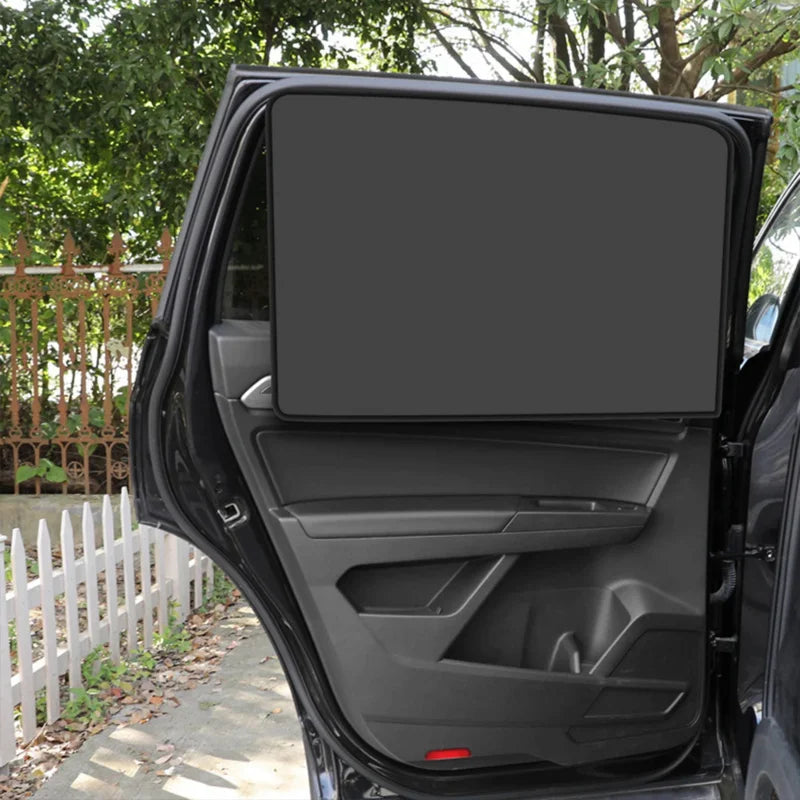 Magnetic Car Sunshade UV Protection Curtains Sun Shield Cover Double Sides Auto