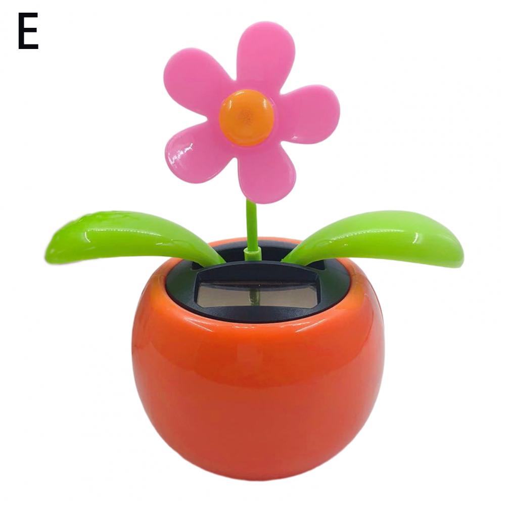 Fashion Car Ornament Solar Powered Cartoon Vibrant Ornamental Gifts Automobile Premium Automotive Accessory