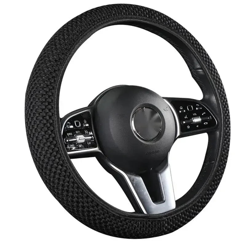 Elastic Elastic Steering Wheel Cover, Warm in Winter, Cool in Summer, Universal