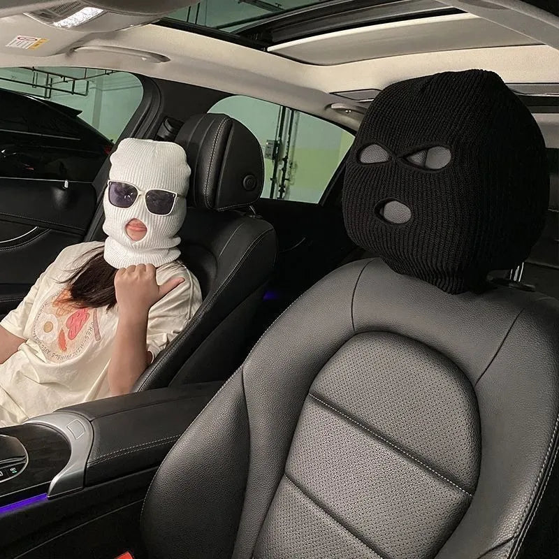 1/2pcs General Motors Headrest Seat Cover Interior Protector Auto Vehicle