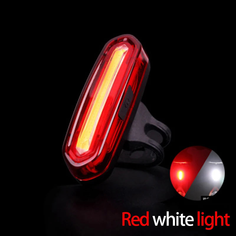 Cycling Tail Light Outdoor Highlight USB Charging Mountain Led Warning  Bike Lights Tail Lamp Rear Light Bicycle Accessories