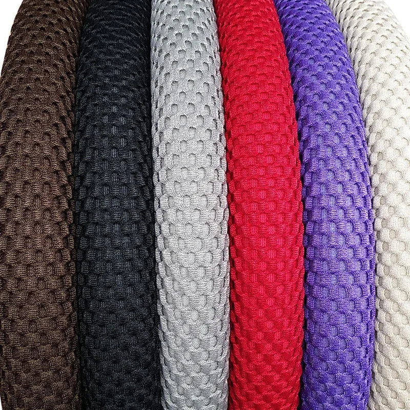 Car Steering Wheel Cover Skidproof 38cm Durable Fabric Elastic Steering Wheel