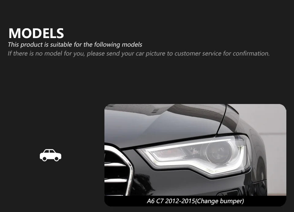 AKD Car Styling for A6 Headlights 2012-2018 Upgrade A6L All LED Headlight DRL Head Lamp Dynamic Singal High Low Beam Accessories
