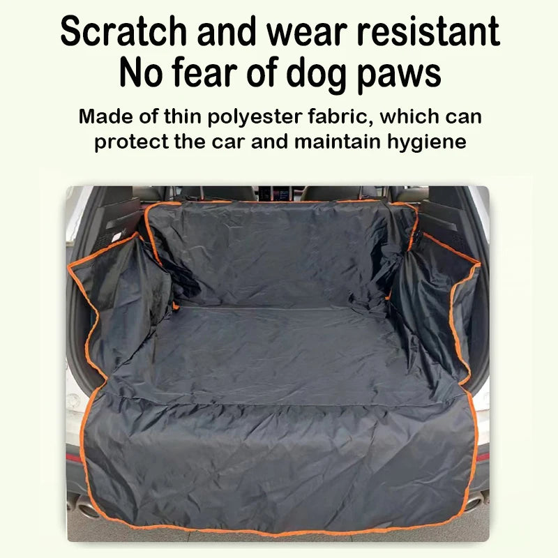 SUV Cargo Liner Waterproof Trunk Seat Cover for Back Area Universal Fit Interior