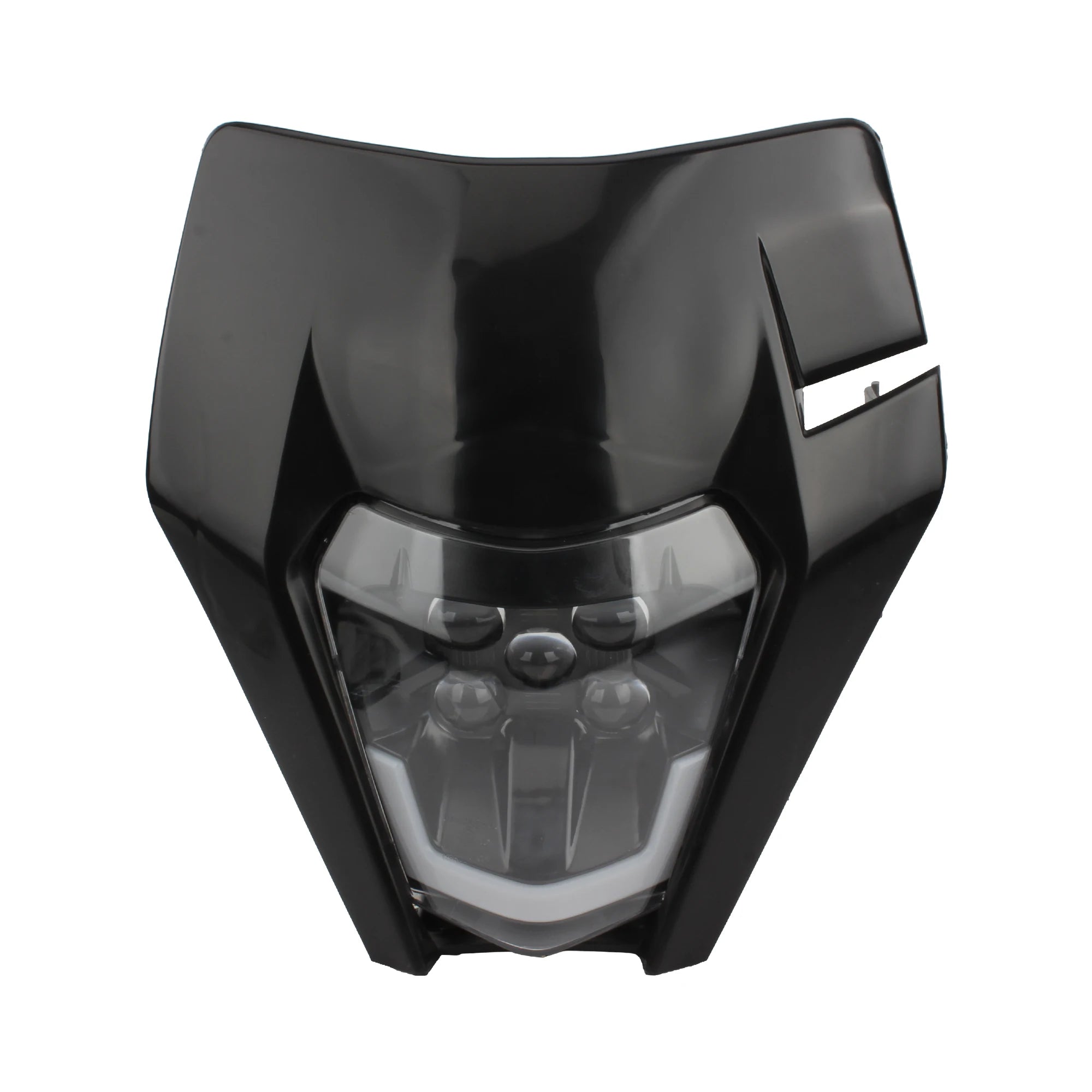 Motorcycle LED Headlight Plate for KTM EXC XC SX MX XC 125 250 300 450 Supermoto Enduro Universal Dirt Bike Headlights