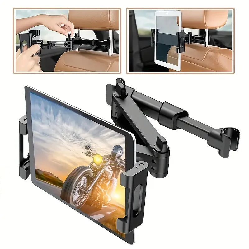 Car Tablet Holder Headrest Mount Stand Cradle Compatible Interior Protector Auto