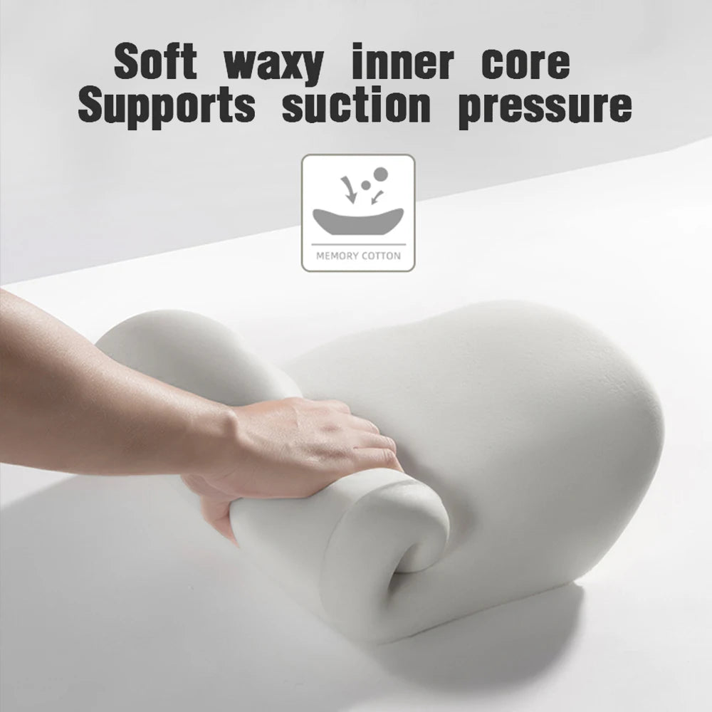 Car Neck Pillow Memory Foam Protective Lumbar Back Support Breathable SUV Truck