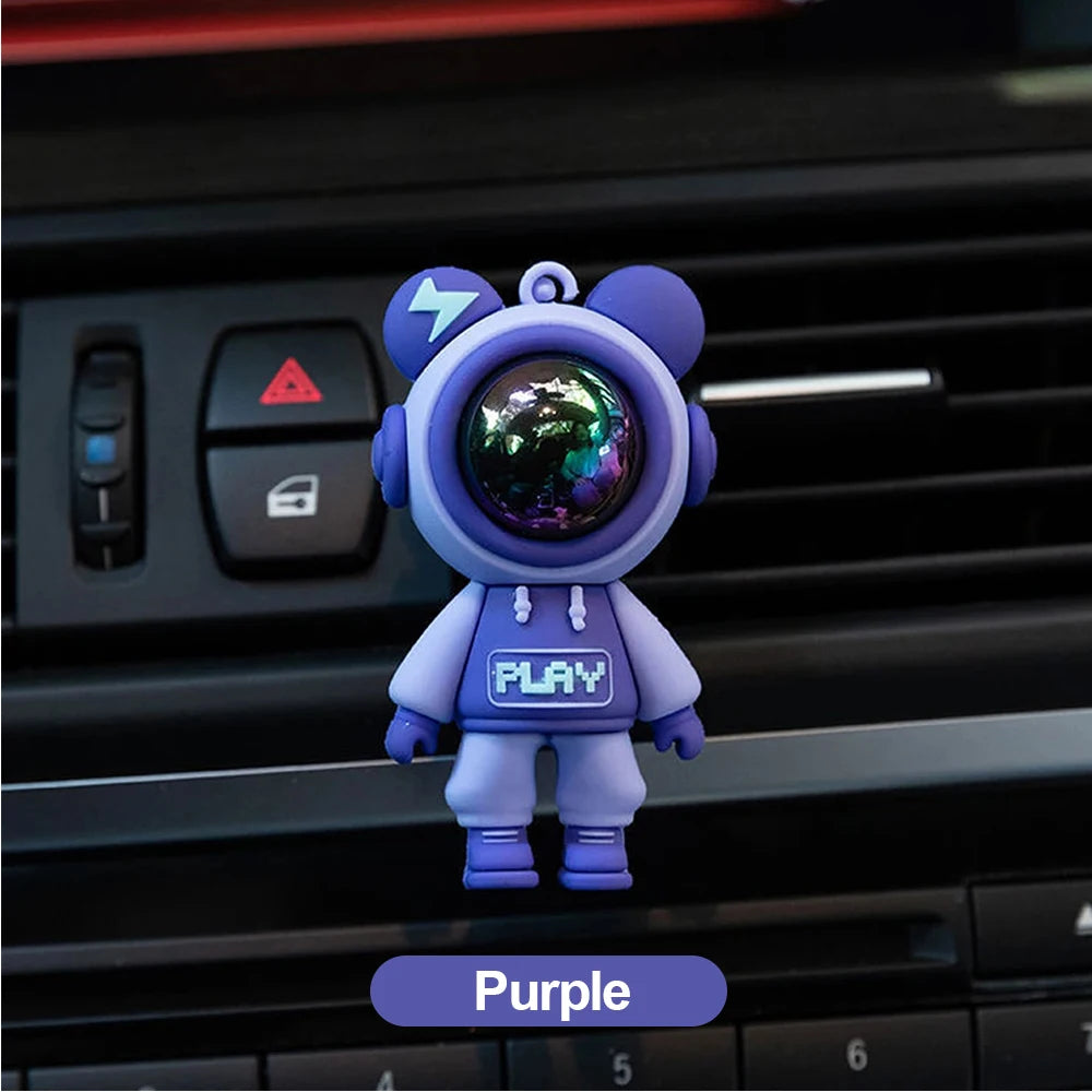Car Air Outlet Perfume Clip Cartoon Astronaut Freshener Conditioning SUV Truck