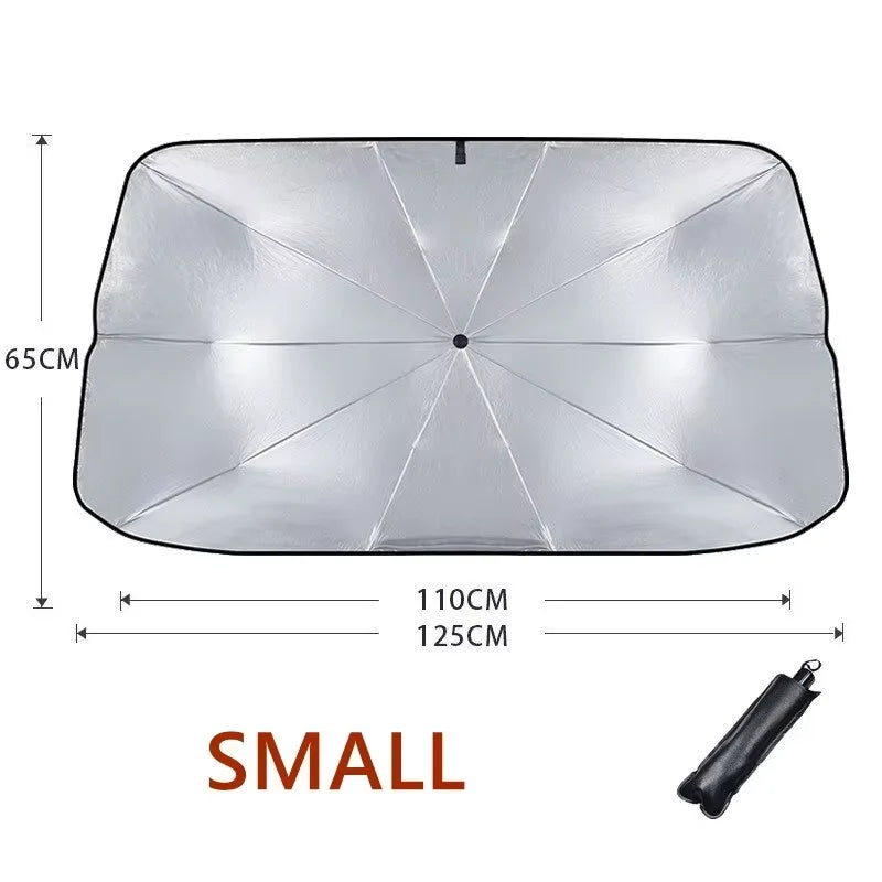 car sunshade car sunshade retractable sunscreen heat insulation front windshield