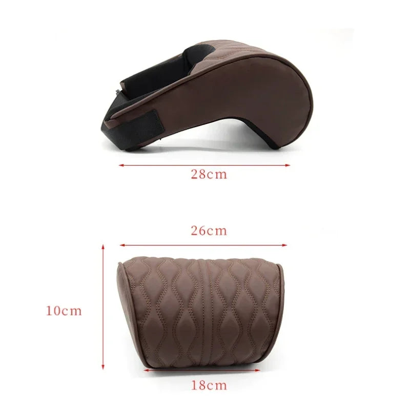 Car Headrest Lumbar Support Memory Foam Vertebral Neck Pillow Interior Protector