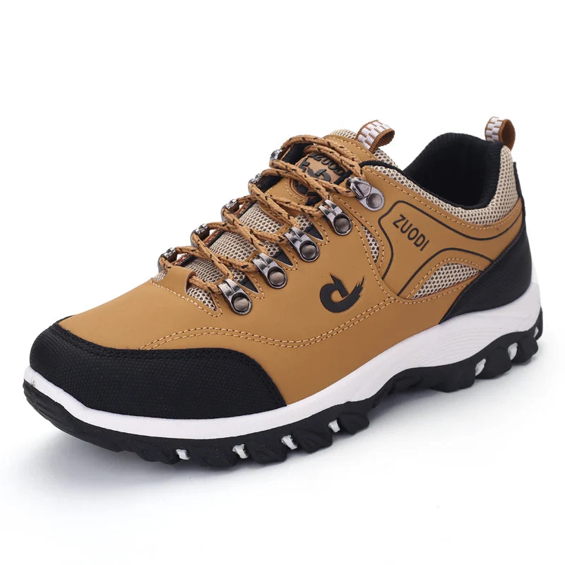 Men's non-slip casual sports shoes wear-resistant hiking shoes Outdoor fashion comfortable flat walking shoes for men