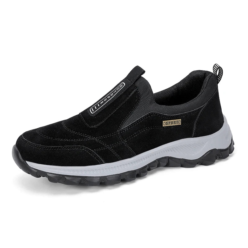 Men's non-slip casual sports shoes wear-resistant hiking shoes Outdoor fashion comfortable flat walking shoes for men