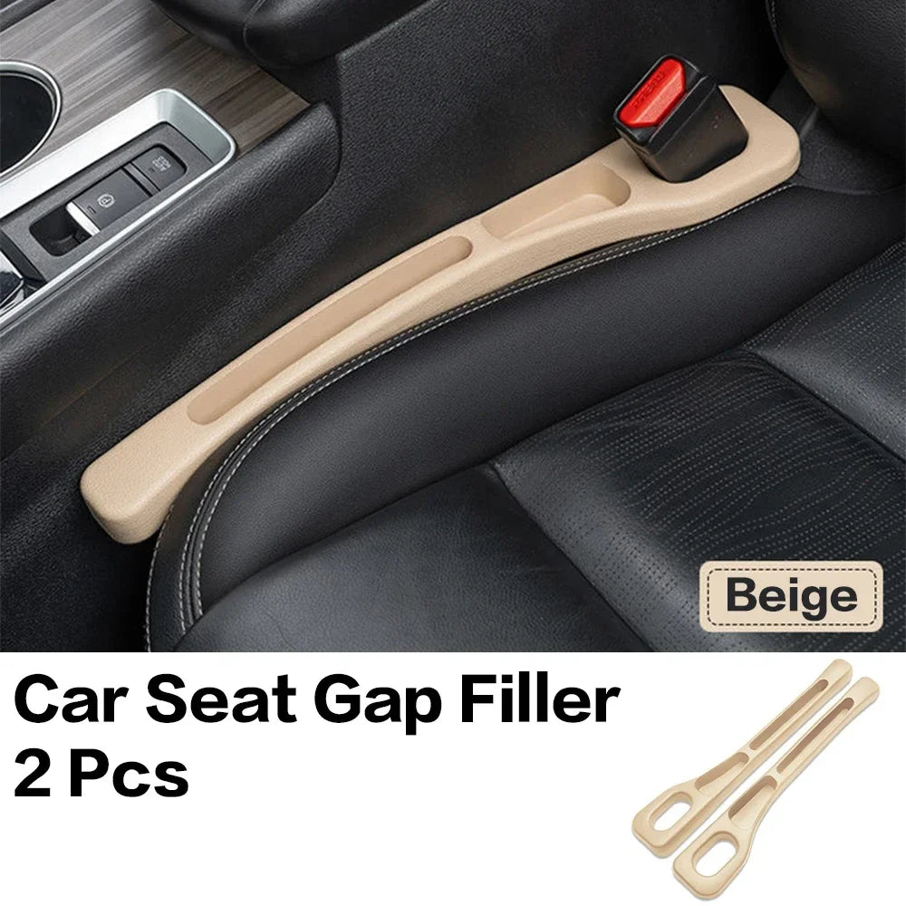 2PCS Car Seat Gap Filler Between Seats Console Organizer Crevice Storage