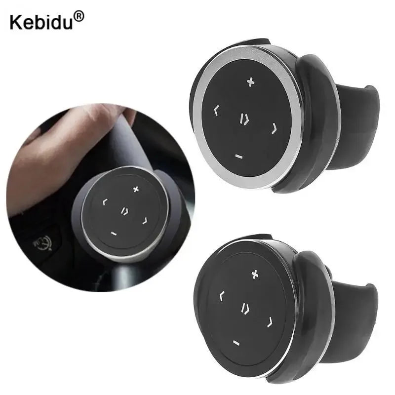 Steering Wheel Music Player Wireless Bluetooth Remote Control Media Button