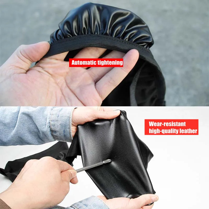 Motorcycle Seat Cover Elastic PU Leather Motorbike Protector Cushion Interior