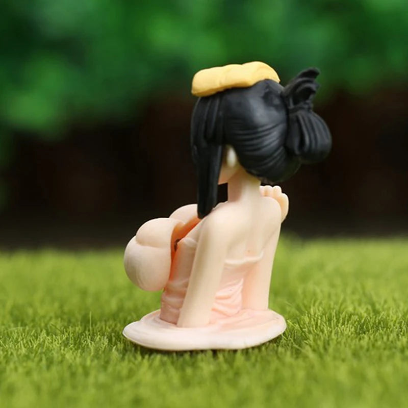 Interior Car Dashboard PVC Decorations Widget Sexy Anime Doll Chest Shaking Premium Automotive Accessory