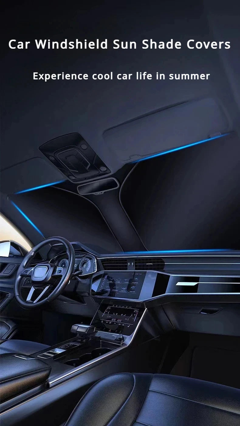 Auto Folding Sun Shade Windshield Visor Cover Car Front Window Sunshade UV