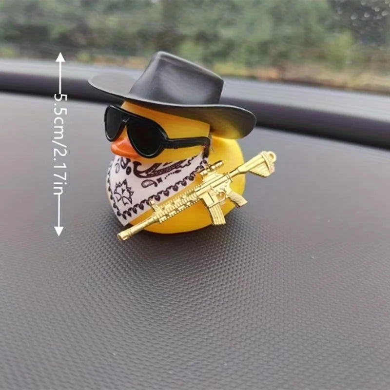 Rubber Duck Car Ornaments, Funny Ducks Dashboard Decorations Accessories Premium Automotive Accessory