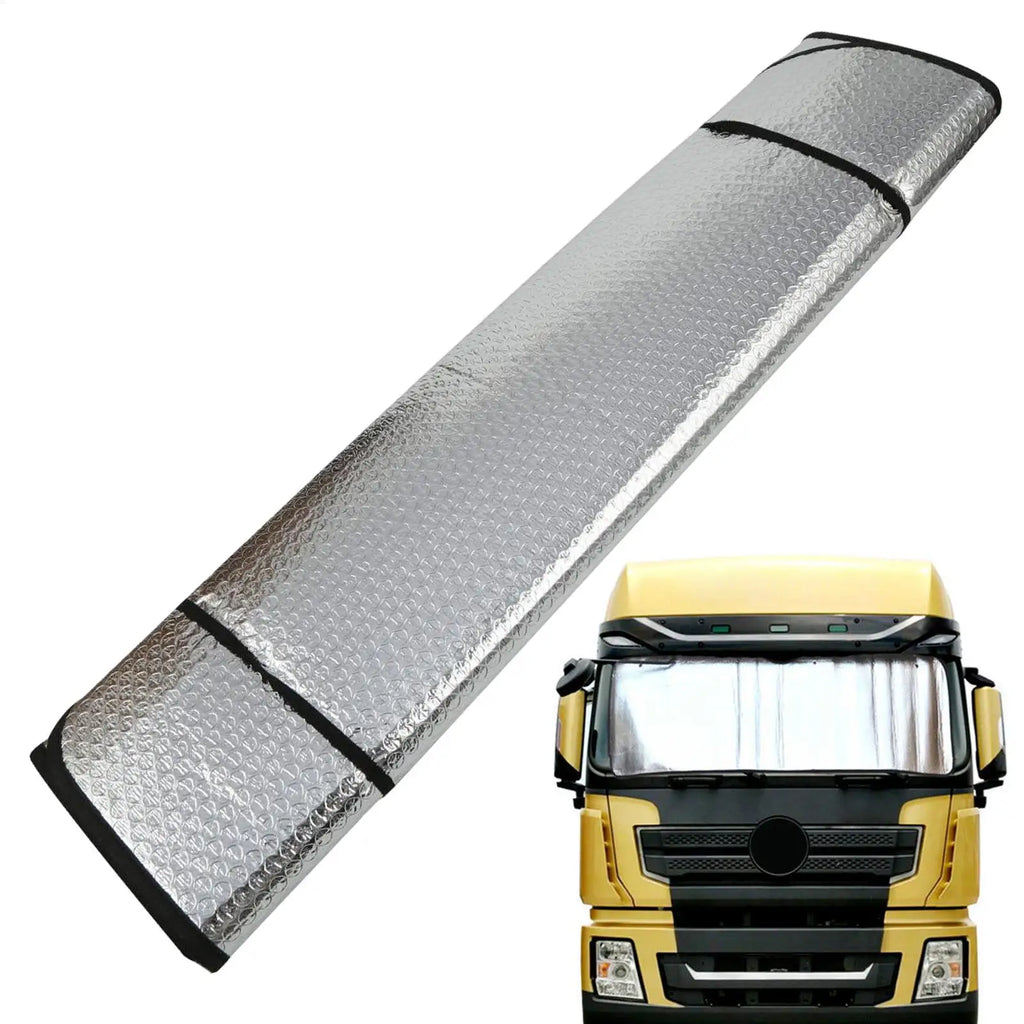 Truck Windshield Sun Shade Truck 86.5 x 31.5 Inch Front Window Sunshade Foldable