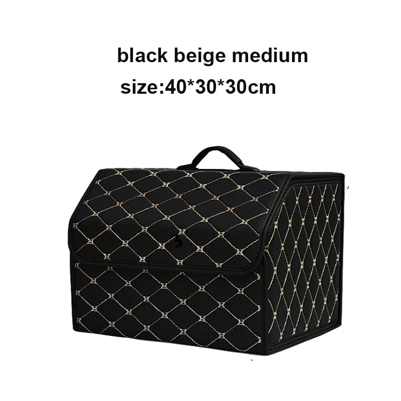 Car Trunk Organizer Box Large Capacity Auto Multiuse Tools Storage Bag SUV Truck