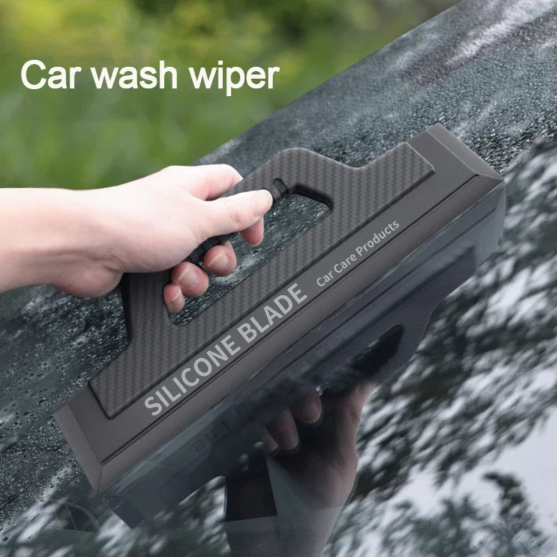 Car Wash Wiper Glass Wiiper Seamless Windshield Handle Silicone Scraper Anti Premium Automotive Accessory
