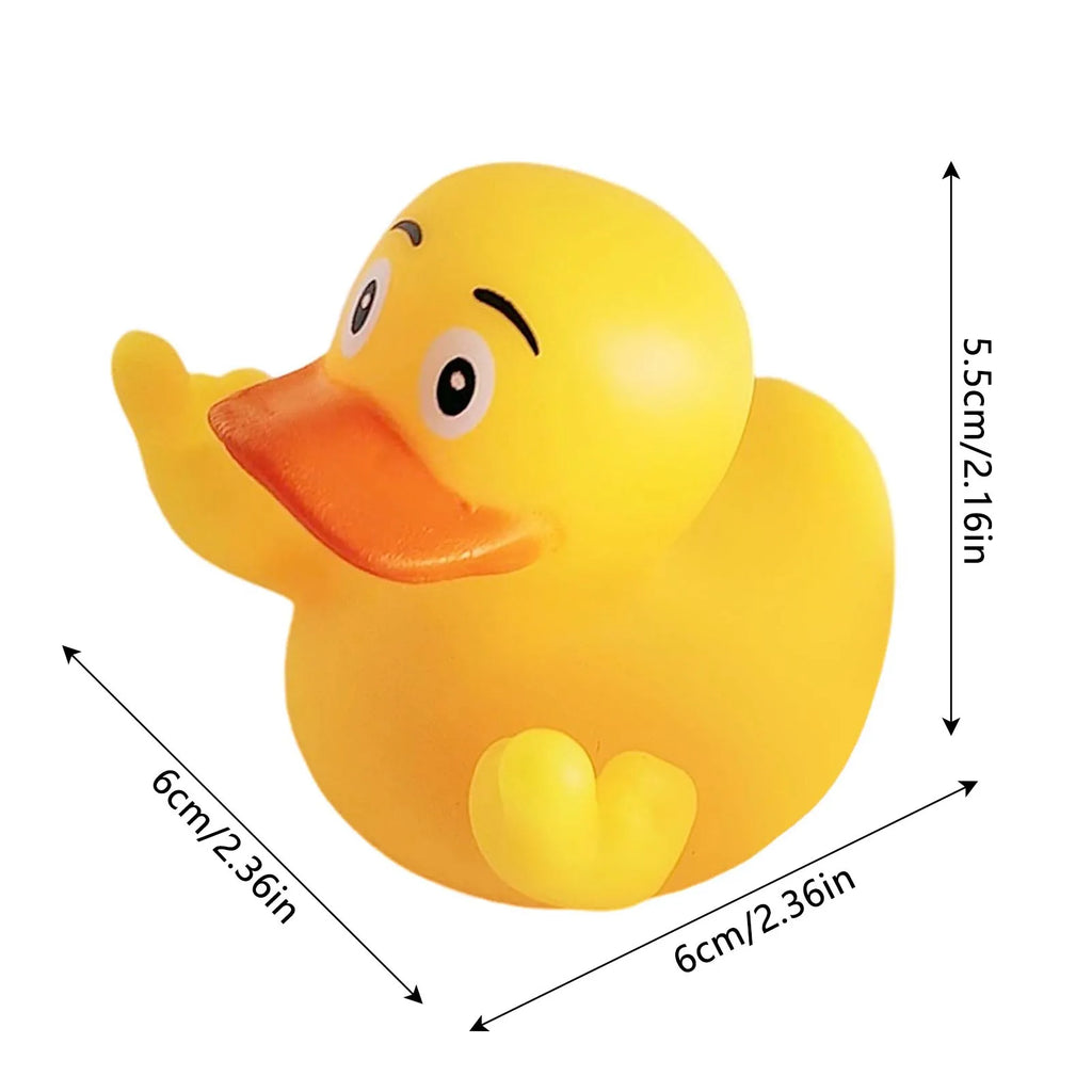 Middle Finger Duck Car Decoration Personalized Ornaments Desktop Auto for Living Premium Automotive Accessory