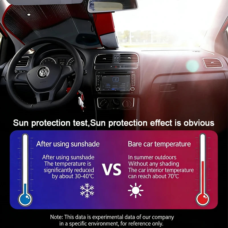 Car Solar Protection 4 Colors Eyes Heated Windshield Sunshade Car Window