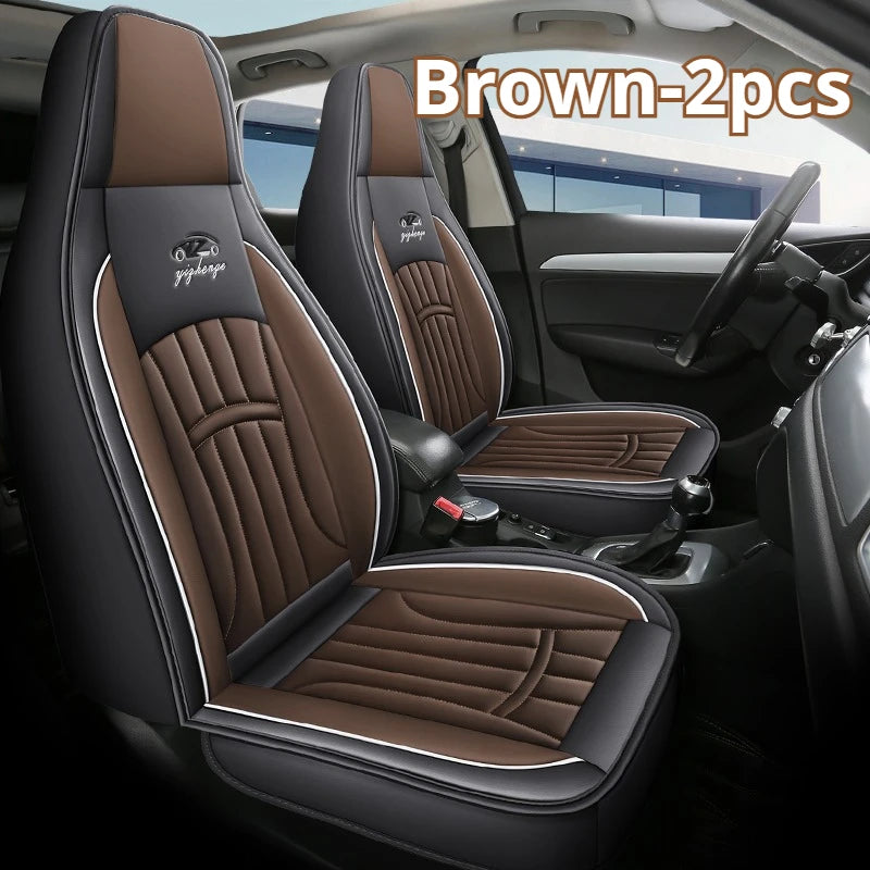 2pc Car Seat Covers for Integrated Headrests Effective Protection Comfortable