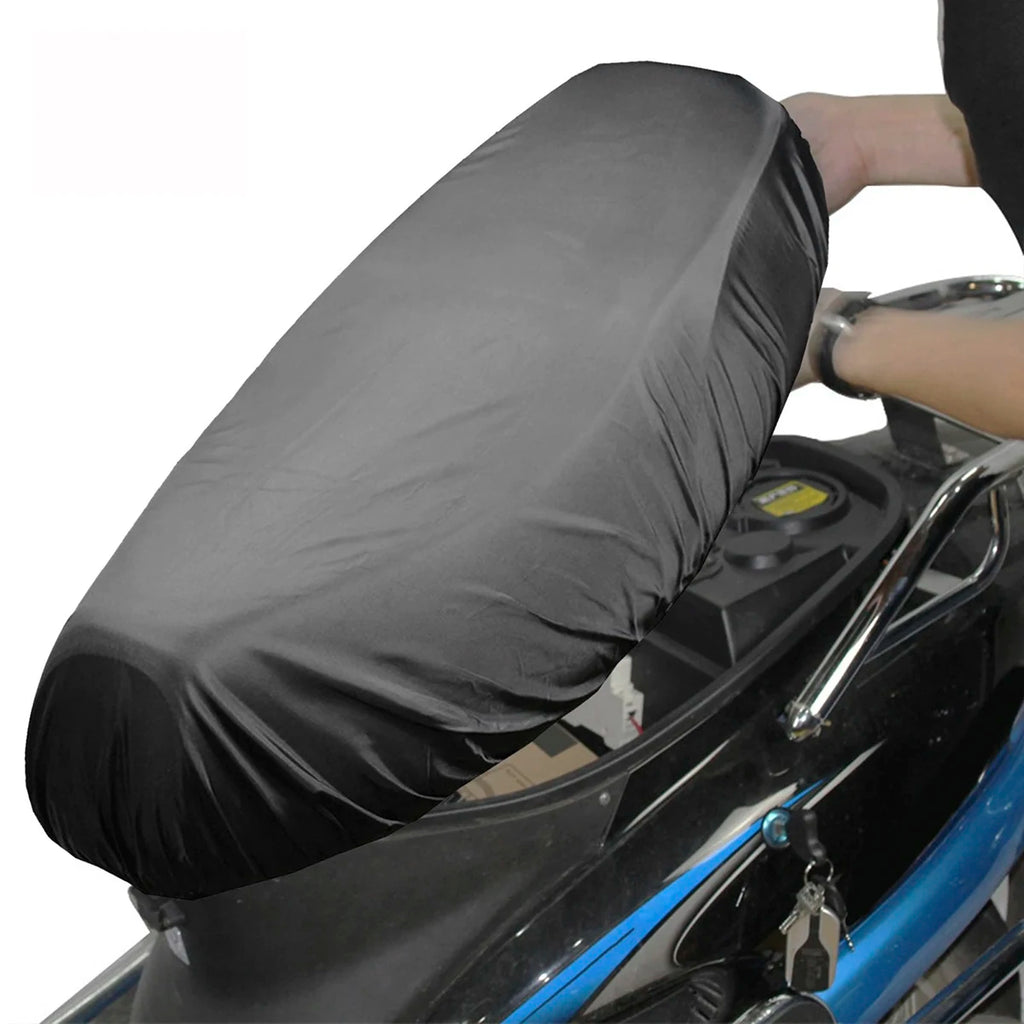 Motorcycle Seat Cover Elastic PU Leather Motorbike Protector Cushion Interior
