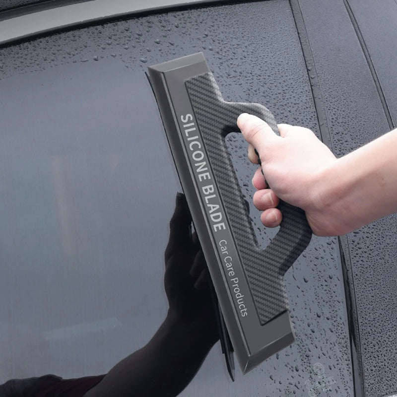 Car Wash Wiper Glass Wiiper Seamless Windshield Handle Silicone Scraper Anti Premium Automotive Accessory