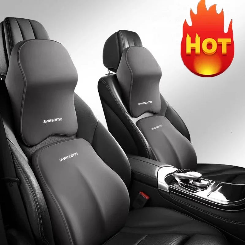 Car headrest neck pillow lumbar support mounted Interior Protector Auto Vehicle