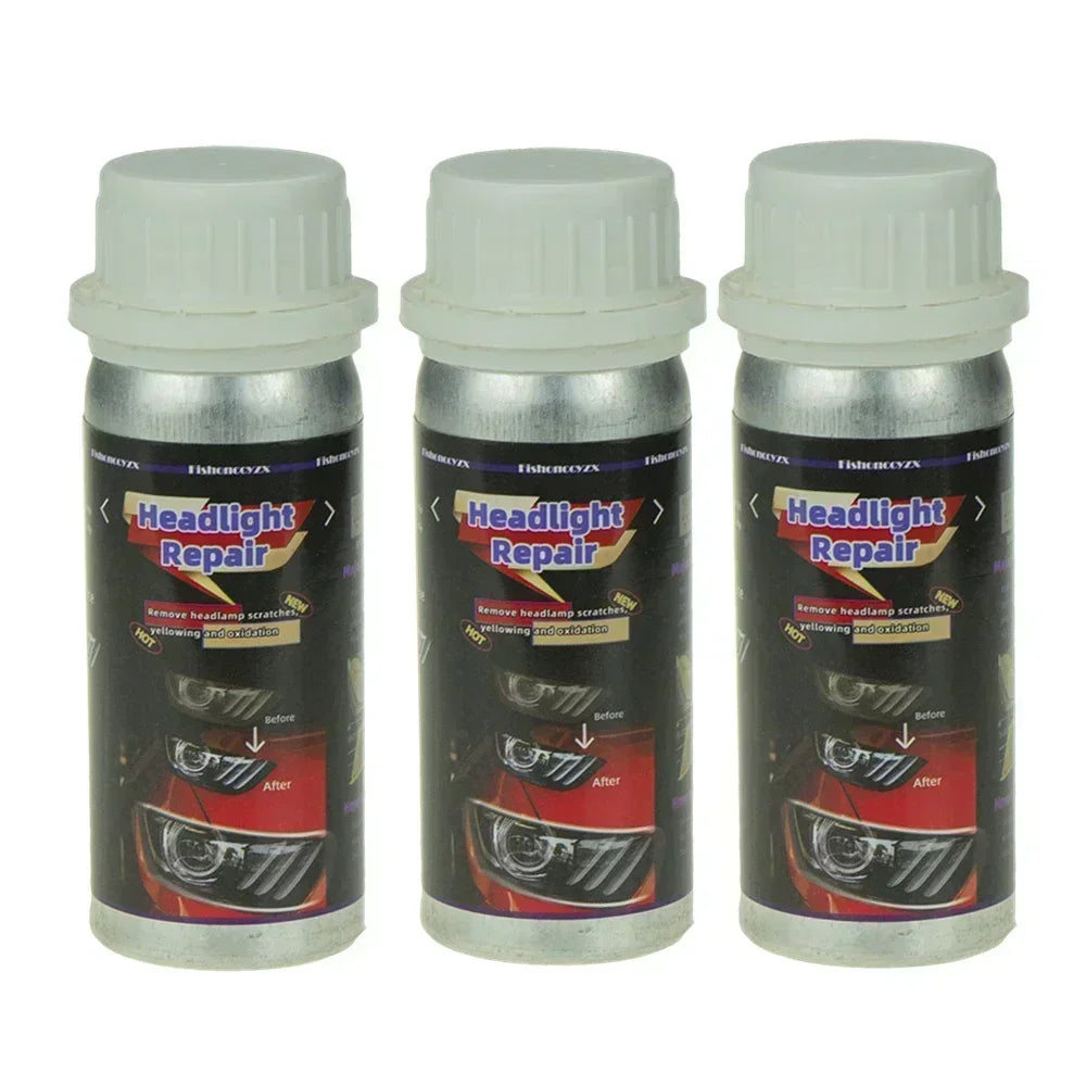 800ml Headlights Liquid Polymer Headlight Chemical Polish Repair Fluid Refurbishment Scratch Repair Polishing Headlights Kit