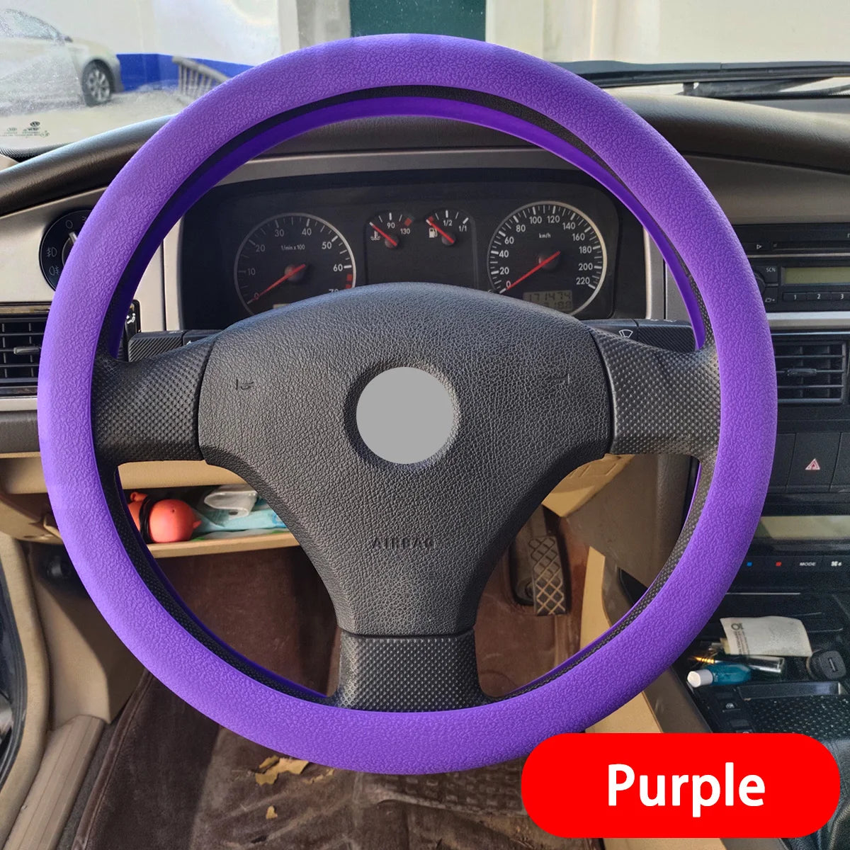 General Motors Silicone Steering Wheel Cover Protective Cover Soft Elastic Color