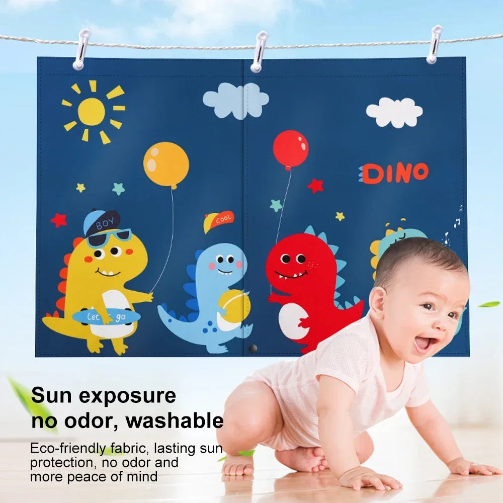 Side Window Sun Shade Car Cartoon Cute Spaceman Magnet Windshield