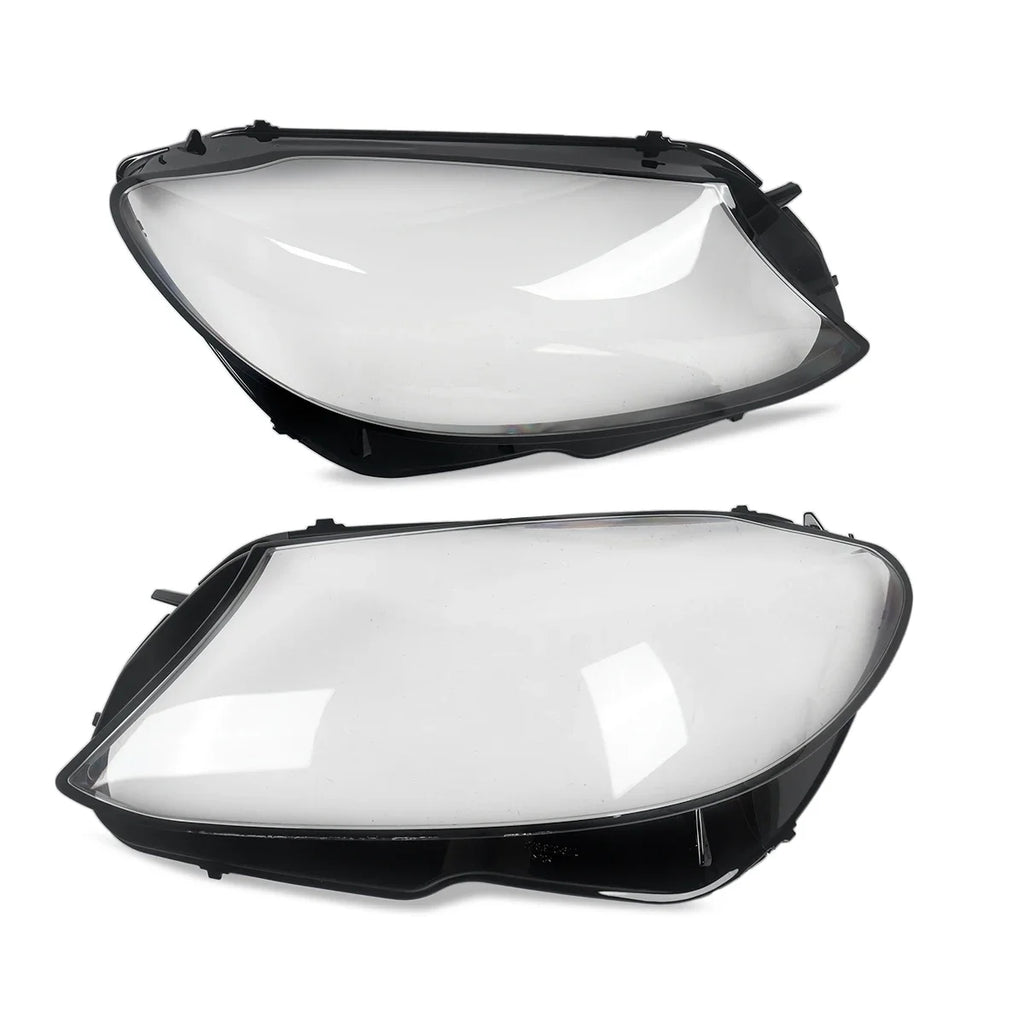 MAGICKIT Left & Right Side Headlight Cover Lens Cover For Mercedes-Benz C-Class W205 2019-2020 Car Accessories Polycarbonate