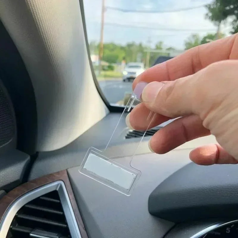 5PCS Car Parking Ticket Clip Windscreen Card Bill Holder Mount Fastener Premium Automotive Accessory