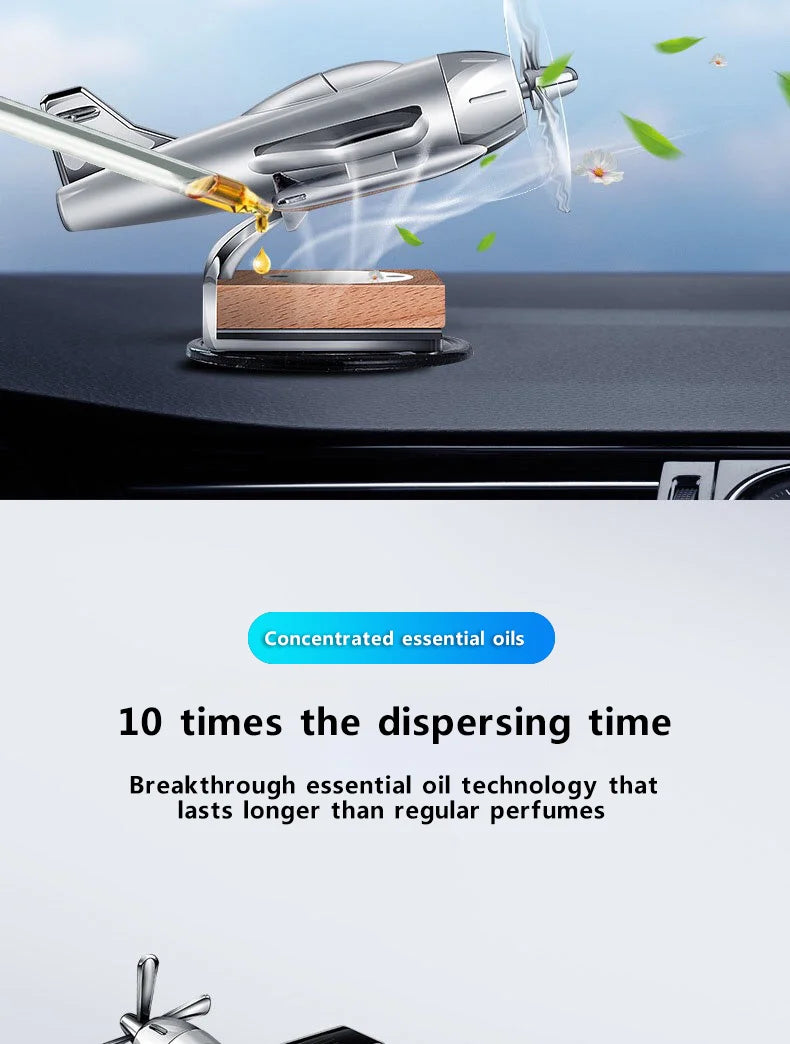 Car interior accessories solar airplane model center console decoration air SUV