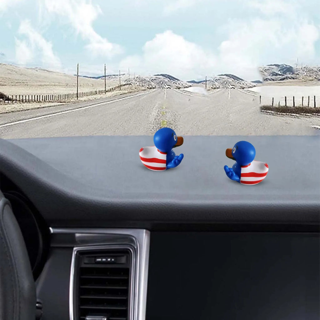 Middle Finger Duck Car Decoration Personalized Ornaments Desktop Auto for Living Premium Automotive Accessory