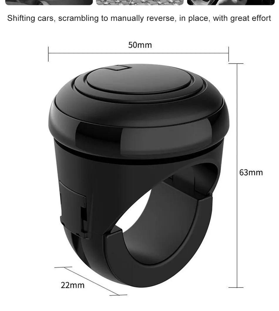 Car Steering Wheel Rotary Knob 360 Degree Rotation Metal Bearing Electric Handle