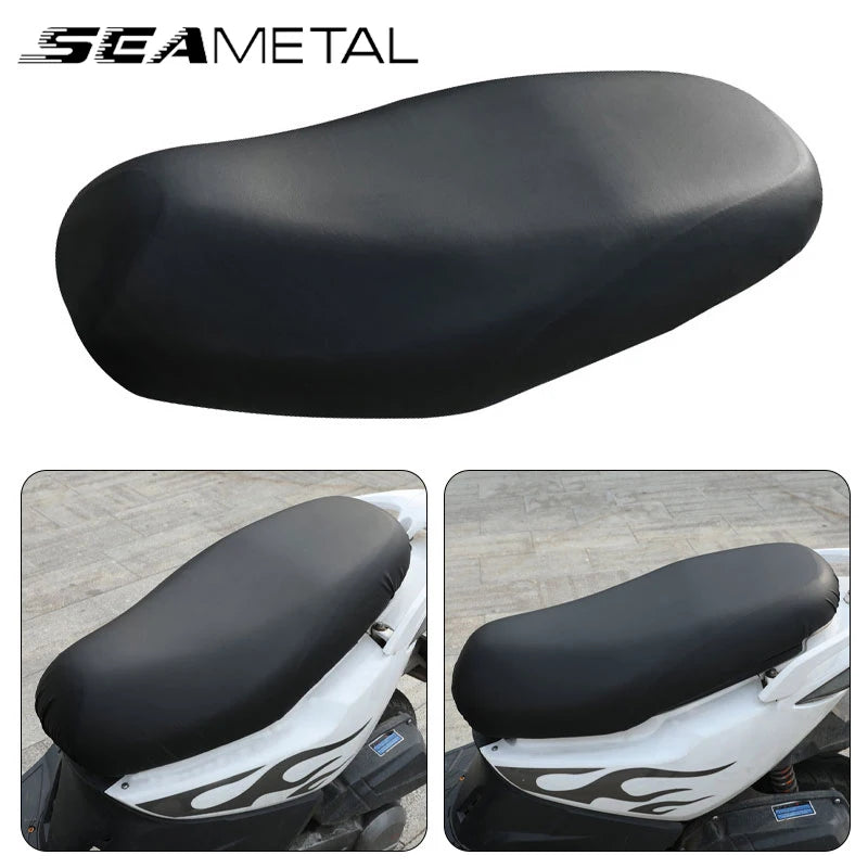SEAMETAL Motorcycle Seat Covers Autocycle Cushion Waterproof Pu Leather Interior