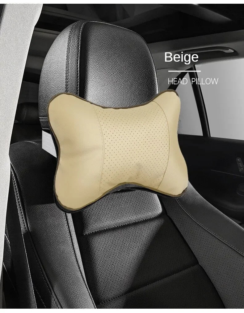 Car Seat Headrest with Breathable Mesh Auto Safety Head and Neck Rest Relax