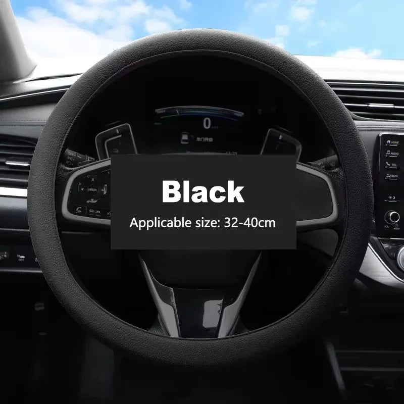 Silicone Car Steering Wheel Cover Elastic Protetive Cover Multi Color Auto