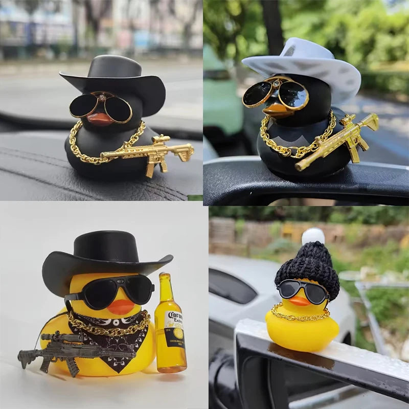 Rubber Duck Car Ornaments, Funny Ducks Dashboard Decorations Accessories Premium Automotive Accessory