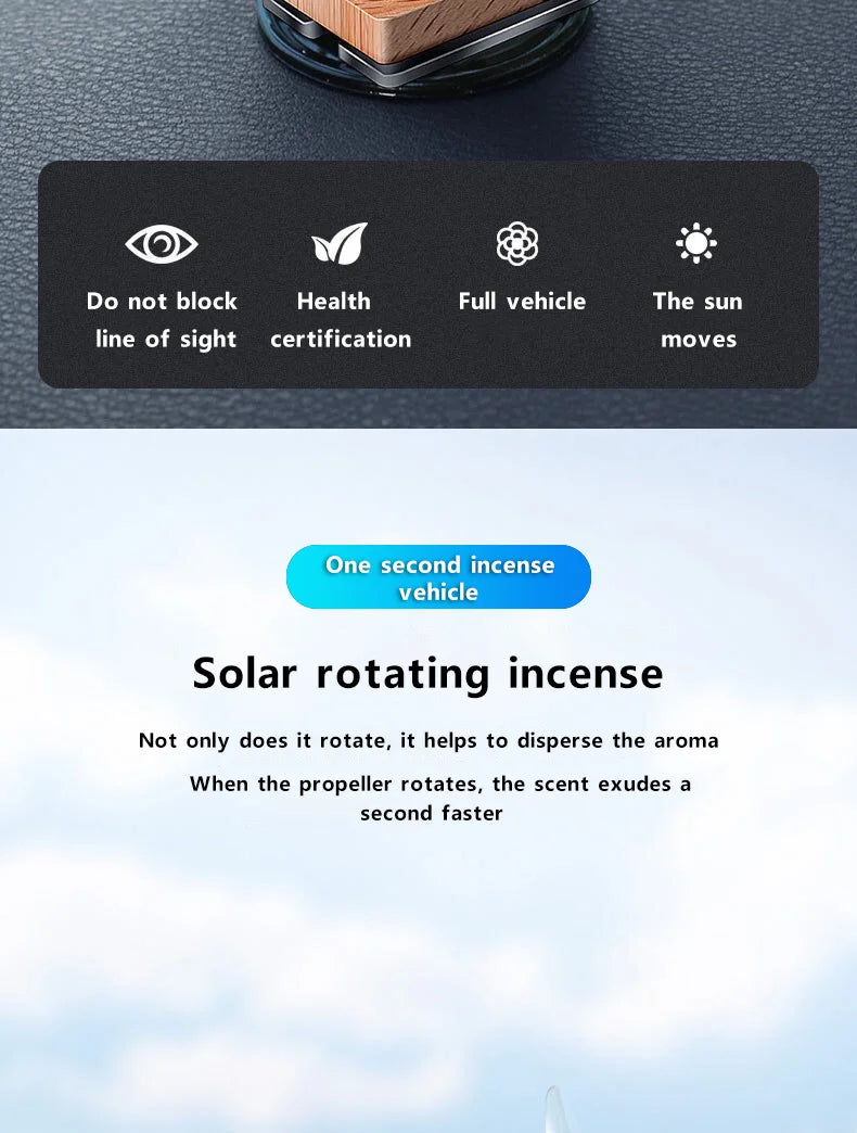 Car interior accessories solar airplane model center console decoration air SUV