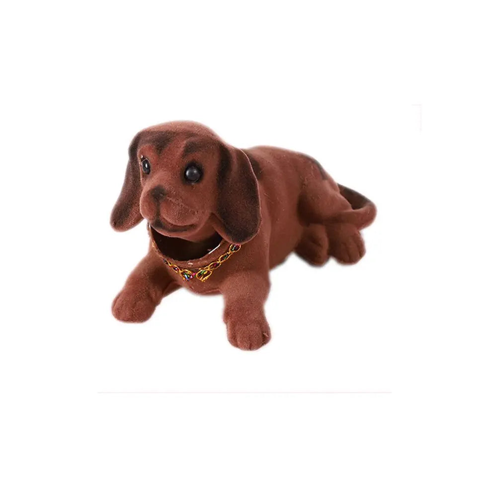 Car Ornaments Shaking Head Dog Doll Dashboard Toys Cute Nodding Puppy Auto Premium Automotive Accessory