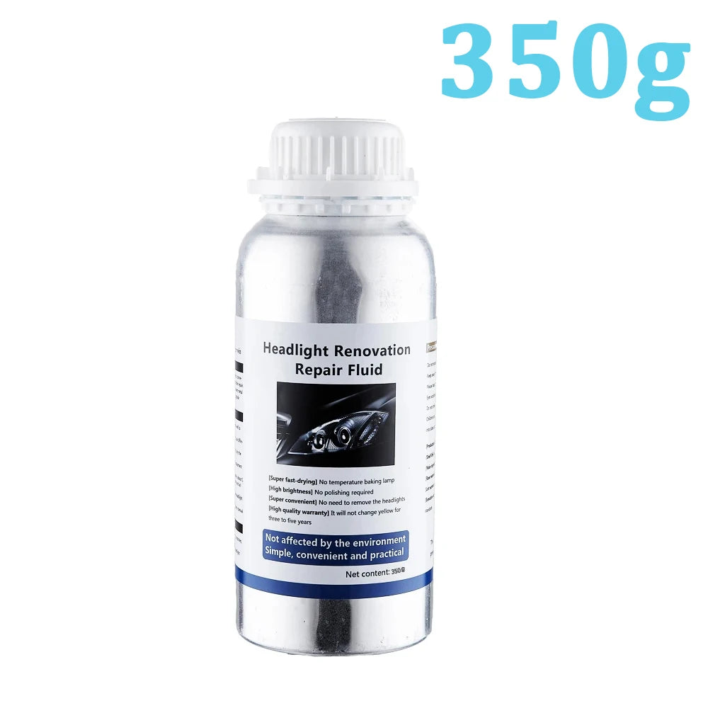 Car Headlight Repair Liquid Car Headlamp Renovation Restoration Cleaning Car Headlight Liquid Polymer Polish Auto Part headlight