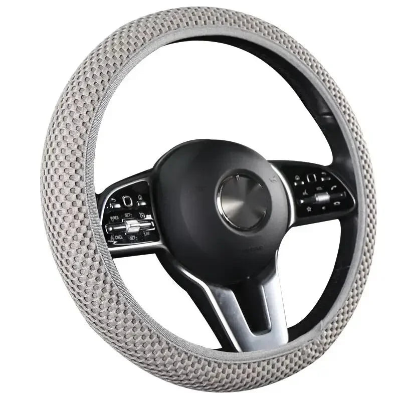 Elastic Elastic Steering Wheel Cover, Warm in Winter, Cool in Summer, Universal