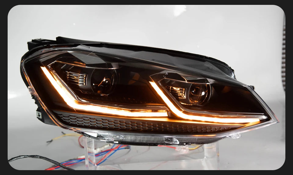 Headlights For VW Golf 7 MK7 Gti LED 2013-2017 Golf 7 Head Lamp Car Styling DRL Signal Projector Lens Auto Accessories Front